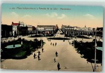 Montevideo 1913 - Plaza Independencia y Avenida 18 de Julio