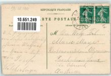 65100 Lourdes 1911 Gebrauchsspuren