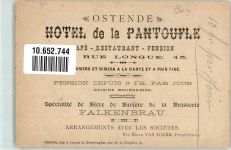Ostende Oostende Gebrauchsspuren Hotel de la Pantoufle la Plage et la Digue