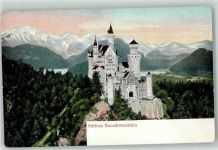 87645 W8959 Neuschwanstein Relief AK Schloss