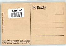 Federzeichnung von Karl Bauer Moltke Künstlerkarte