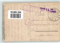 Wilna Vilnius 1917 Gebrauchsspuren Feldpost WK I
