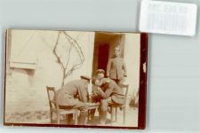 Chevieres Soldaten WK I vor dem Offiz. Casino Schach Privatfoto KEINE AK