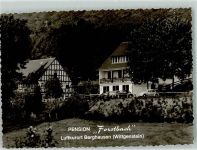 57319 W5920 Berghausen , Kr Wittgenstein Foto AK Pension Forstbach