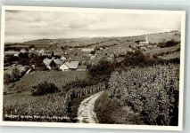 79424 W7841 Auggen Foto AK Wein Kirche