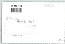 85104 W8071 Pförring FOTO KEINE AK Gasthaus Post Ort handschriftlich