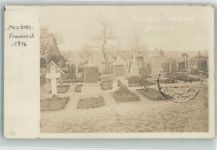 08000 Charleville-Mezieres 1916 Foto AK Kriegerfriedhof Feldpost WK I 10.Res.Div.