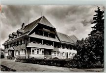 79777 W7899 Birkendorf , Schwarzw Gebrauchsspuren Pension Gasthaus zur Post Foto AK