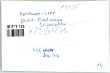 48612 W4435 Leer , Westf FOTO KEINE AK Gasthaus Horstmann Ort handschriftlich