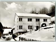 64385 W6149 Ellenbach , Odenw Foto AK Pension Sonneck Winter