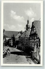 77746 W7601 Schutterwald Foto AK Kirchgasse