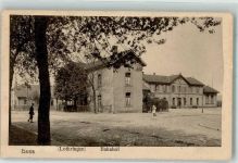 57260 Dieuze Duß 1917 Foto AK Bahnhof Feldpost WK I