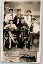 Kapitän Matrosen Frauen Emanzipation Schiff Columbus Foto: Stelier Kelch Bremen Dampfer Columbus Privatfoto AK