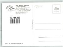 76596 W7564 Hundsbach , Baden Foto AK Winter Cafe Pension Feiner Schnabel