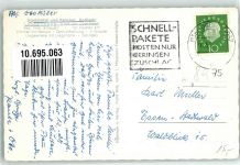 87538 W8975 Langenwang , Allgäu Foto AK Gasthaus Pension Rotfisch