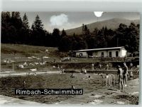 93485 W8491 Rimbach , Oberpf FOTO KEINE AK Schwimmbad Ort handschriftlich
