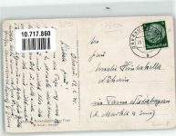 82496 W8106 Oberau , Loisach 1941 Lithographie / Künstlerkarte Gasthaus Hotel zur Post