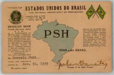 Rio de Janeiro 1939 Gebrauchsspuren Departmento de Propaganda