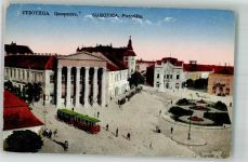 Subotica Szabadka 1931 Foto AK Straßenbahn