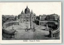 Roma - Piazza S. Pietro ca 1920 AK