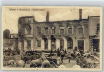 Stadt Ortelsburg / Szczytno - Markt Zerstörung Krieg