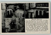 W7570 Baden-Baden Römische Badruinen 3-Bildaufnahme Römer