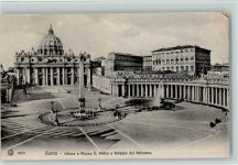 Roma - Chiesa e Piazza S. Pietro ca 1920 AK