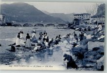 Rijeka Fiume Foto AK Waschfrauen Ventimiglia