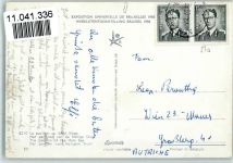 Nr. 3210 Exposition 1958 - Der Pavillon vom Heiligen Stuhl AK Ausstellung