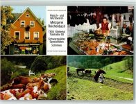 W7804 Glottertal Metzgerei Reichenbach Rinder Innenansicht Laden Fleischerei
