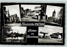 38729 W3372 Lutter am Barenberge - See Kirche Raststätte P.Kühn Omnibus VW-Bus