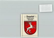 10115 W1000 Tempelhof - Vignette Wappen Kaffee Hag ca 1920-1940