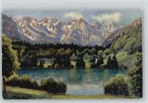 W8980 Oberstdorf Freibergsee - Bodenseeverlag Nr. 807 Marschall, V. Künstlerkarte