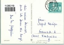 99752 O5502 Bleicherode - Kirchstraße Karl-Liebknecht-Straße Gesamtansicht Rathaus 4-Bidlaufnahme