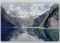 W8240 Königssee b Berchtesgaden Compton, E. H. Künstlerkarte