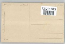 Verlag Wolff K 1388 - Am Spinnrad - Zöpfe - Borrmeister, R. Künstlerkarte