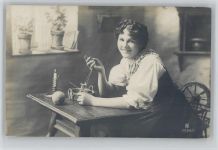 Trachten - Foto AK Stricken