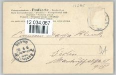 Trachten - Männer am Spinnrad - Gedicht Spinne 1902