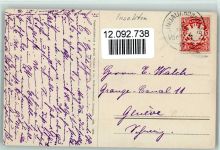 Bienen tummeln sich auf Blätter - Farbenlichtdruck Rommel 1908 AK Biene