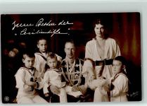 Cecilienhilfe - Kronprinzenpaar mit ihren 4 Söhnen Adel Kronprinzenpaar