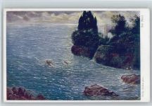 Tempel am Meer Straka, J. Künstlerkarte
