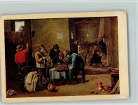 Die Würfelspieler , Puffspieler Gemälde von Teniers Würfeln