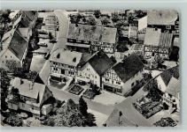 57299 W5909 Holzhausen , Siegerl - Sehr schönes Luftbild mit Kaufhaus Moos 1960 AK