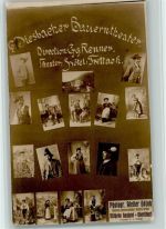Diesbacher Bauerntheater Foto 1912 AK Theater