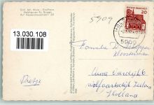 57299 W5909 Holzhausen , Siegerl - Sehr schönes Luftbild mit Kaufhaus Moos 1960 AK