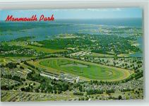 Monmouth Park , Rennbahn, Luftaufnahme ca 1975 AK Pferderennen
