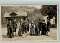 Montafon - Trachtengruppe 1927 AK Trachten Österreich Foto AK