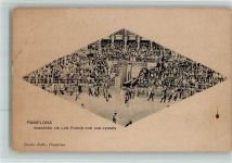Pamplona Encierro de los Toros por San Fermin AK Stierkampf 1920