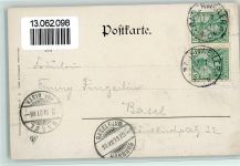 Die Herrschaft Badenweiler - Burgruine - 1901 AK Biese, K.