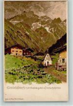 W8980 Einödsbach Verlag Moser - sign Otto Strützel - gute Erhaltung Strützel, O. Lithographie